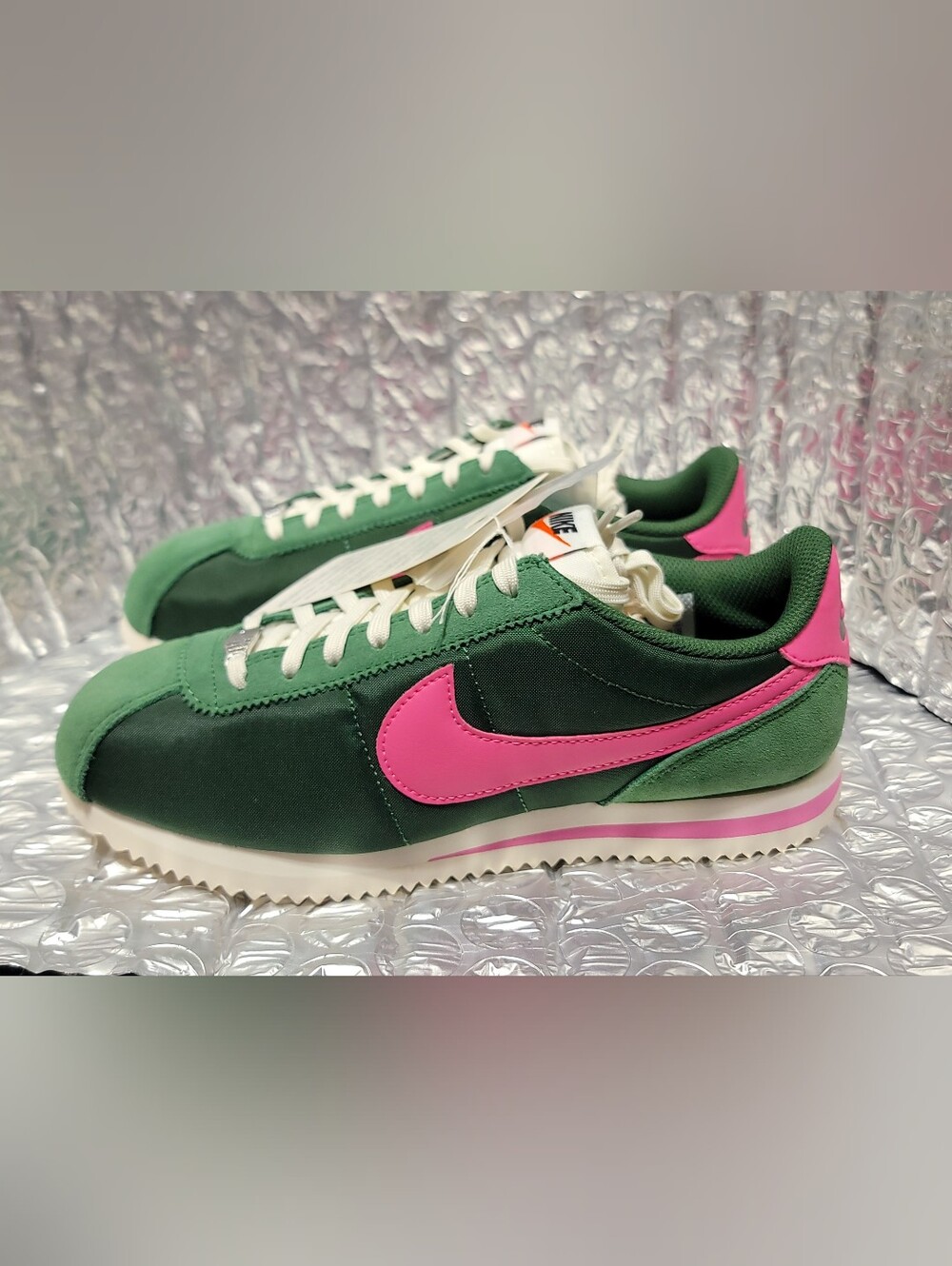 Nike Women's Cortez sneakers 'Fir/Pinksicle' Colorway
